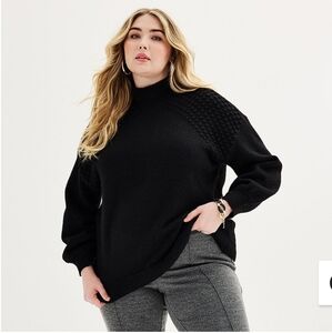 NWT Nine West Mock Neck Sweater Size 3X